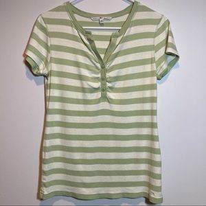 Tommy Hilfiger Green Striped Top!